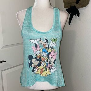 New but no tags Disney loose tank top aqua color Size Large
